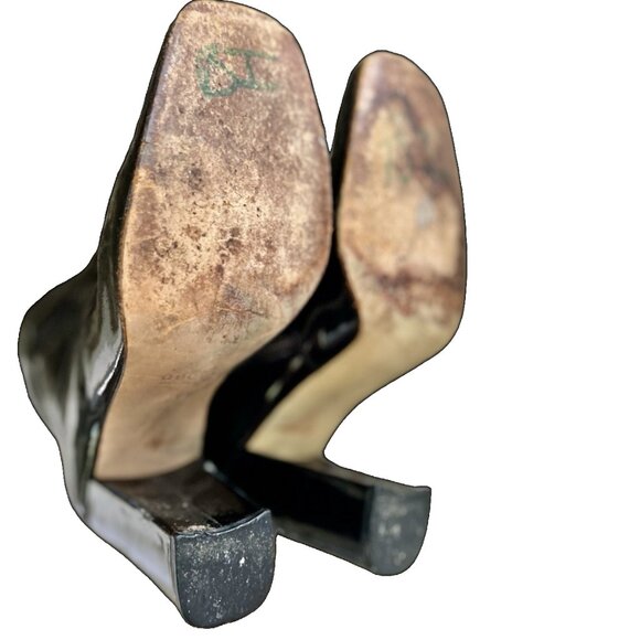 Vintage Gucci Back Patent Boots 9B - Picture 6 of 6